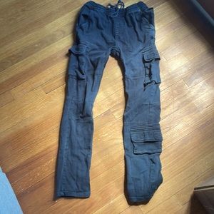 Mens Small Black Cargo Pants